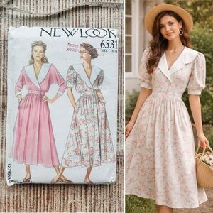 1980's Vintage NEW LOOK Sewing Pattern 6531